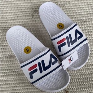 FILA Slides size 8 woman 7 men